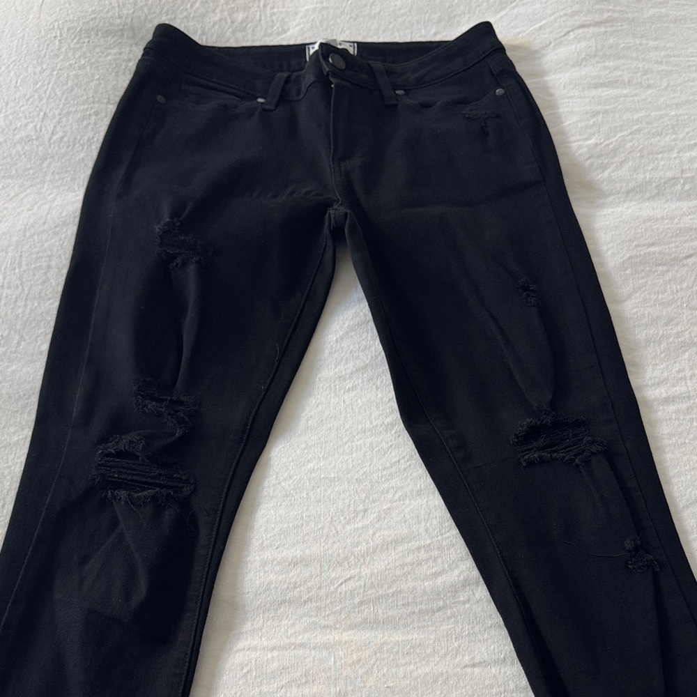 PAIGE Black Denim Jeans